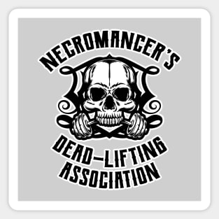 Necromancer's Dead-Lifting Association Sticker